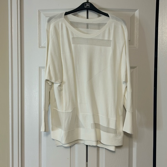 Joseph Ribkoff White top - Picture 3 of 7